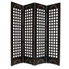 84" X 84" Brown Wood Omega  Screen
