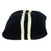 Navy Blue And Gold Anchor Decorative Pillow