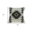 20" X 7" X 20" Southwest Tan Accent Cotton Pillow Cover With Poly Insert