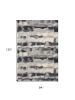 8' X 11' Shades Of Grey Machine Woven Abstract Brushstroke Indoor Area Rug