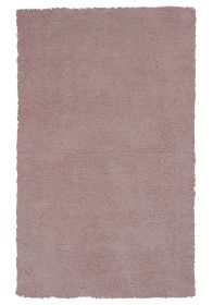 8' X 11' Rose Pink Hand Woven Area Rug
