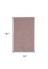 8' X 11' Rose Pink Hand Woven Area Rug