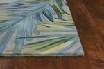 7' X 9'  Wool Grey Or  Blue Area Rug