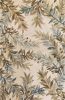 9' X 12' Ivory Hand Tufted Pinnate Fronds Indoor Area Rug