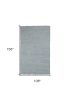 9' X 13' Blue Heather Indoor Shag Rug
