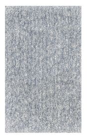 9' X 13' Gray and Ivory Abstract Hand Woven Area Rug