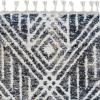 Green And Taupe Octagon Floral Vines Area Rug