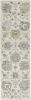 Ivory Octagon Floral Vines Area Rug