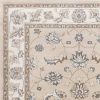 8' X 10' Beige Or Ivory Floral Vine Bordered Indoor Area Rug