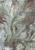 7' X 10' Seafoam Blue Machine Woven Abstract Watercolor Indoor Area Rug
