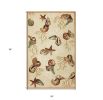 2' X 3' Beige Hand Tufted Area Rug