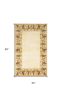 2' X 3' Ivory Wool Floral Hand Tufted Area Rug