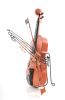 10.5" X 12" X 19.5" Orange Vintage Violin