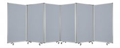 212 X 1 X 71 Metal Grey 6 Panel Screen