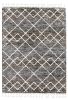 9' X 13' Brown and Ivory Trellis Area Rug