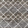9' X 13' Brown and Ivory Trellis Area Rug
