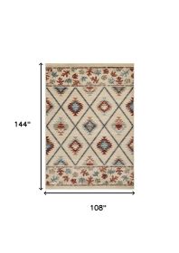 9' X 12' Ivory Area Rug