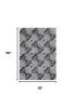 3' X 5' Grey Or Mocha Geometric Tiles Rug