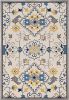 2' X 3' Ivory Southwestern Hand Tufted Area Rug