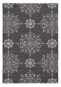 8' X 10' Charcoal Hand Tufted Area Rug