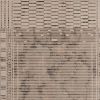 5' X 8' Natural Brown Machine Woven Abstract Lines Indoor Area Rug