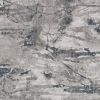 10' X 13' Grey Teal Machine Woven Abstract Splatter Indoor Area Rug