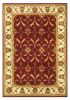 94" X 118" Red Or  Ivory  Polypropylene Rug