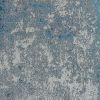 10' X 13' Silver Blue Machine Woven Abstract Smudge Indoor Area Rug