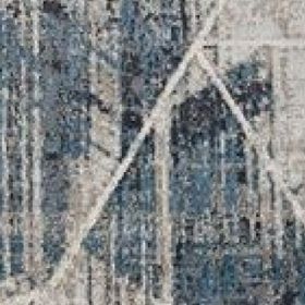 9' X 13' Greyor Blue Polyester Or  Viscose Rug