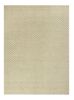 2' X 4' Ivory Hand Woven Herringbone Jute Indoor Accent Rug