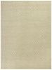 5' X 8' Ivory Herringbone Hand Woven Jute Indoor Area Rug