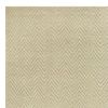 6' X 9' Ivory Plain Herringbone Woven Jute Indoor Area Rug