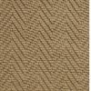 8' Natural Beige Hand Woven Herringbone Jute Indoor Runner Rug