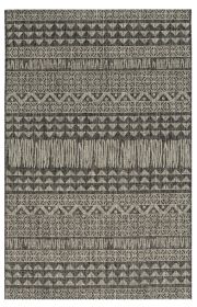 3' X 5' Charcoal Tribal Area Rug
