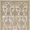 2' X 3' Ivory Wool Floral Vines Area Rug