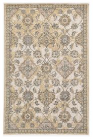 63 X 91 Ivory  Sand Wool Rug