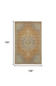 108 X 156 Coffee Wool Rug