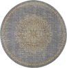 108 X 108 Slate Grey Wool Rug