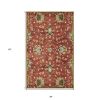 3' X 5' Sienna Medallion Vines Wool Rug