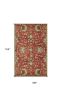 9' X 13' Sienna Orange Hand Tufted Traditional Floral Allover Indoor Area Rug