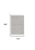 12' X 15' Gray and Ivory Geometric Area Rug