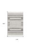 12' X 15' Gray and Ivory Abstract Area Rug