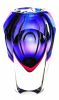 9 Purple Art Glass Vase