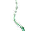 14" Clear Red Blue Yellow Murano Glass Modern Abstract Tabletop Sculpture