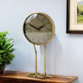 15" Gold Crystal Tabletop Sculpture