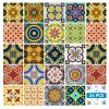 7" X 7" Mediterranean Brights Peel And Stick Removable Tiles