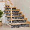 7" X 7" Burst Gray And White Peel And Stick Removable Tiles