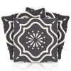7" X 7" Burst Gray And White Peel And Stick Removable Tiles