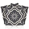 7" X 7" Burst Gray And White Peel And Stick Removable Tiles