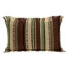 14" X 24" Brown Cotton Throw Pillow
